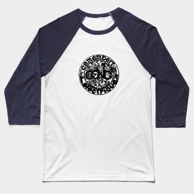 Camembert Electrique Baseball T-Shirt by lides